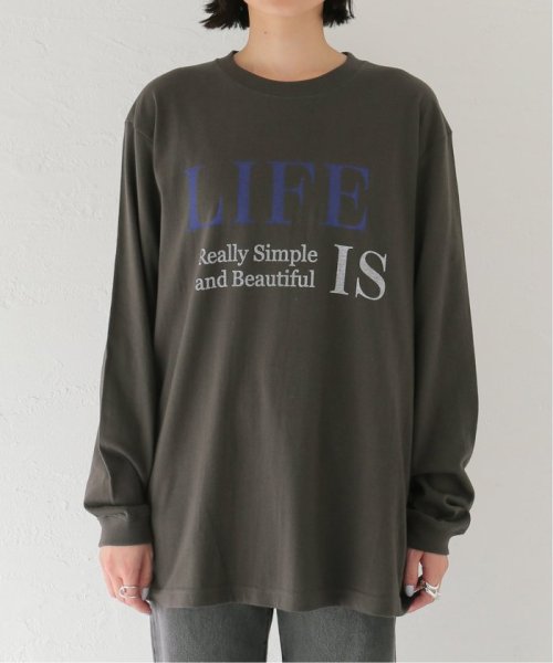 JOURNAL STANDARD(ジャーナルスタンダード)/《追加3》LIFEロゴロングTシャツ/img30