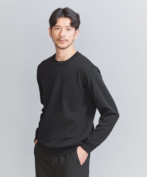 BEAUTY&YOUTH UNITED ARROWS(ビューティーアンドユース　ユナイテッドアローズ)/【WEB限定 WARDROBE SMART】KOUKIN ハイゲージ ニット クルーネック/img01