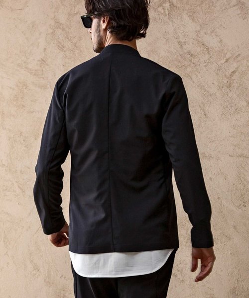 1PIU1UGUALE3 RELAX(ウノピゥウノウグァーレトレ リラックス)ノーカラージャケット 1PIU1UGUALE3