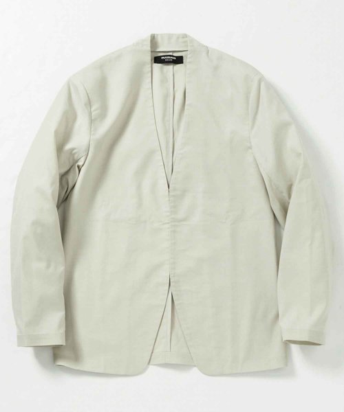 1PIU1UGUALE3 RELAX(ウノピゥウノウグァーレトレ リラックス)ノーカラージャケット 1PIU1UGUALE3