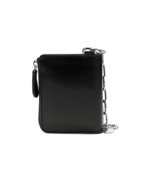 ノマドイ 二つ折り財布 BOX型小銭入れ NOMADOI 小銭入れあり 札入れ L字ファスナー 革 チェーン付き 馬革 日本製 CHICAGO NAMW3JS6 