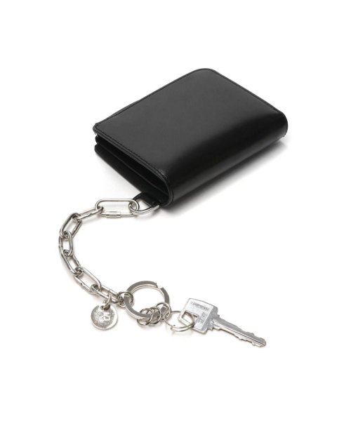 ノマドイ 二つ折り財布 BOX型小銭入れ NOMADOI 小銭入れあり 札入れ L字ファスナー 革 チェーン付き 馬革 日本製 CHICAGO NAMW3JS6 