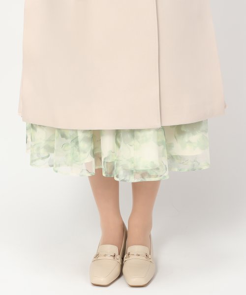 【2024春夏新作】サイドプリーツトレンチコート/MM418602 