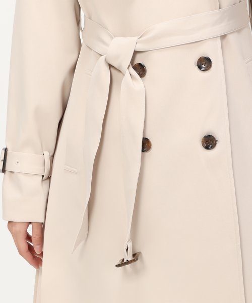 【2024春夏新作】サイドプリーツトレンチコート/MM418602 