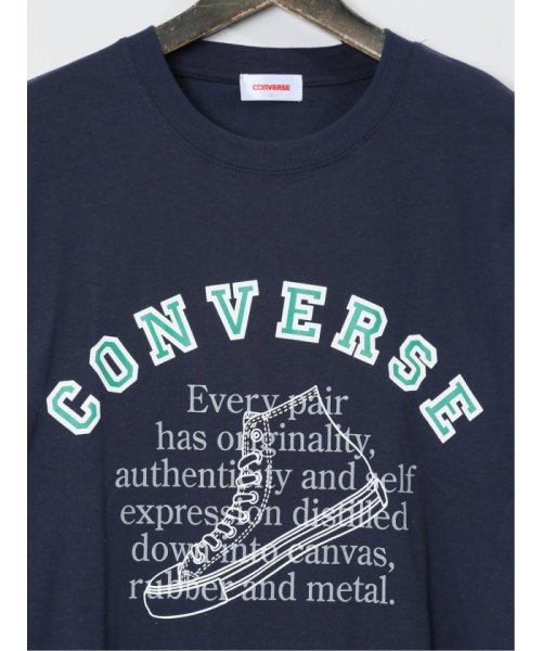 GRAND-BACK(グランバック)/【大きいサイズ】コンバース/CONVERSE ロゴ&シューズプリント クルーネック長袖Ｔシャツ メンズ Tシャツ カットソー カジュアル インナー ビジネス ギ/img14