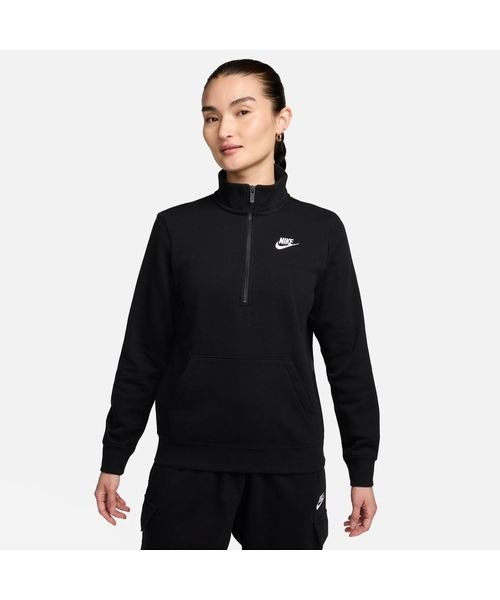 NIKE(NIKE)/ナイキ ウィメンズ NSW クラブ フリース L/S トップ QZ STD/img01