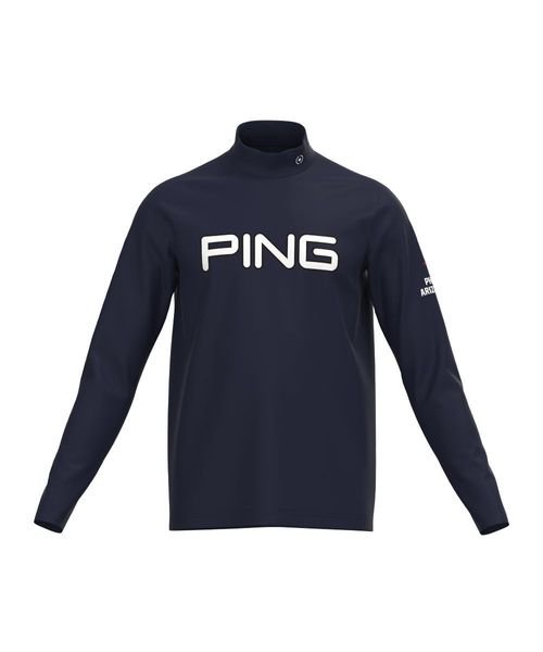 PING(ピン)/裏起毛ハイテンションピケハイネックシャツ/img01