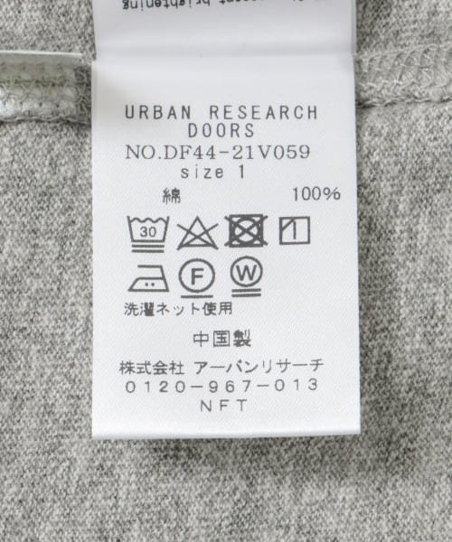 URBAN RESEARCH DOORS(アーバンリサーチドアーズ)/FORK&SPOON　ラフィー天竺ロングスリーブTシャツ/img12