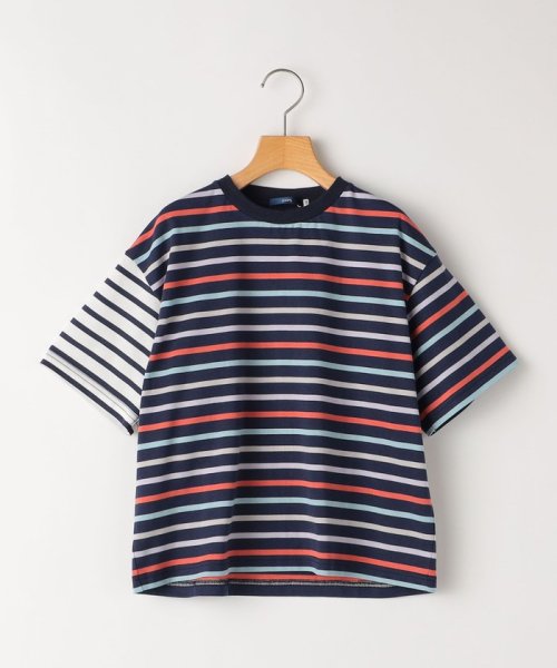 SHIPS KIDS(シップスキッズ)/SHIPS KIDS:100～130cm / オーガニック コットン ボーダー TEE/img18