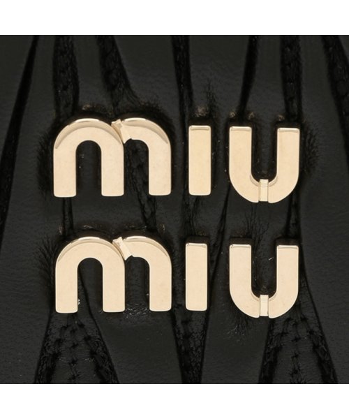 MIUMIU(ミュウミュウ)/ミュウミュウ ハンドバッグ ショルダーバッグ マテラッセ ブラック レディース MIU MIU 5BA277 N88 F0002 OOO/img08