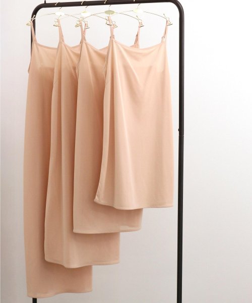 fran de lingerie(フランデランジェリー)/美シルエットを作るこだわりパターンお洋服に合わせて丈を選べる 「スリップ ベーシックインナー」 ベーシックインナー/img17