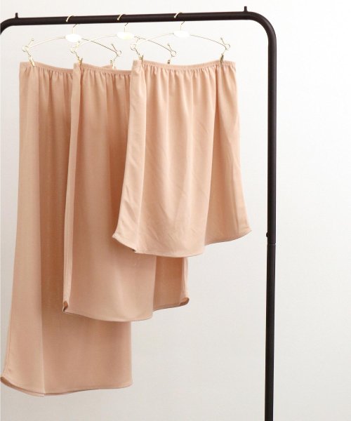 fran de lingerie(フランデランジェリー)/使いやすい、シンプルベーシック身長やお洋服に合わせて選べる丈 「ペチコート ベーシックインナー」 ベーシックインナー/img15