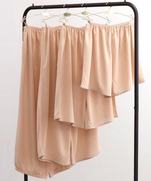fran de lingerie(フランデランジェリー)/使いやすい、シンプルベーシック身長やお洋服に合わせて選べる丈 「フレアパンツ ベーシックインナー」 ベーシックインナー/img13