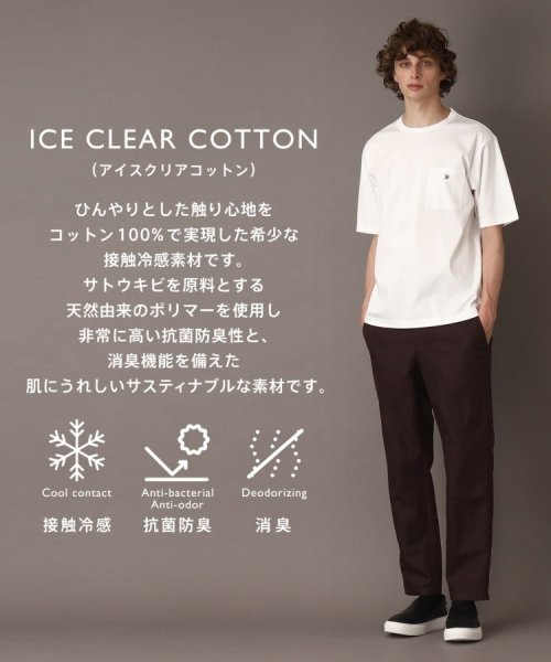 DRESSTERIOR(ドレステリア)/【接触冷感/抗菌防臭/消臭】ICE CLEAR COTTON ポケットTシャツ/img01