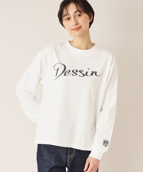 Dessin(デッサン)/【洗える】デッサンロゴ ロングスリーブTシャツ/img09