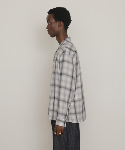 Schott(ショット)/OMBRE CHECK LS SHIRT/　オンブレチェック ロングスリーブシャツ/img02