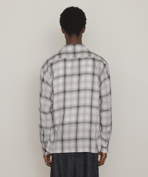 Schott(ショット)/OMBRE CHECK LS SHIRT/　オンブレチェック ロングスリーブシャツ/img03