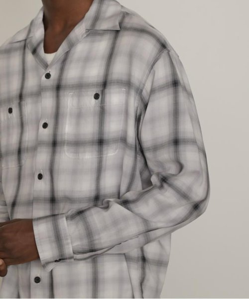 Schott(ショット)/OMBRE CHECK LS SHIRT/　オンブレチェック ロングスリーブシャツ/img05