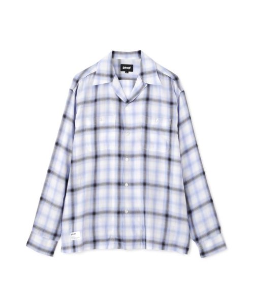 Schott(ショット)/OMBRE CHECK LS SHIRT/　オンブレチェック ロングスリーブシャツ/img18