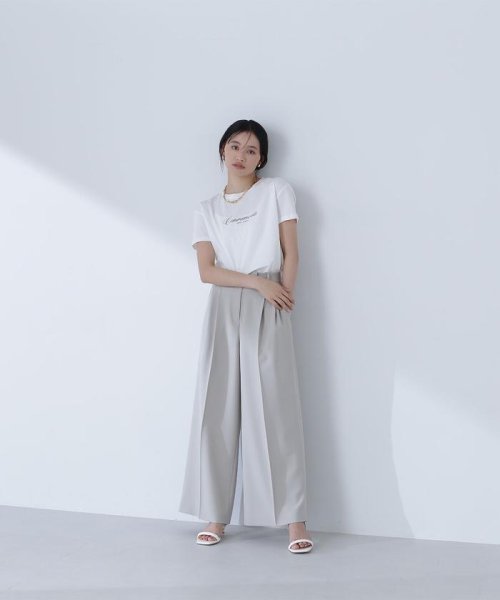 NATURAL BEAUTY BASIC(ナチュラルビューティーベーシック)/メタルプレートロゴTシャツ/img12