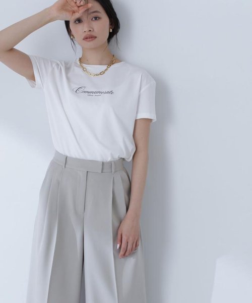 NATURAL BEAUTY BASIC(ナチュラルビューティーベーシック)/メタルプレートロゴTシャツ/img14