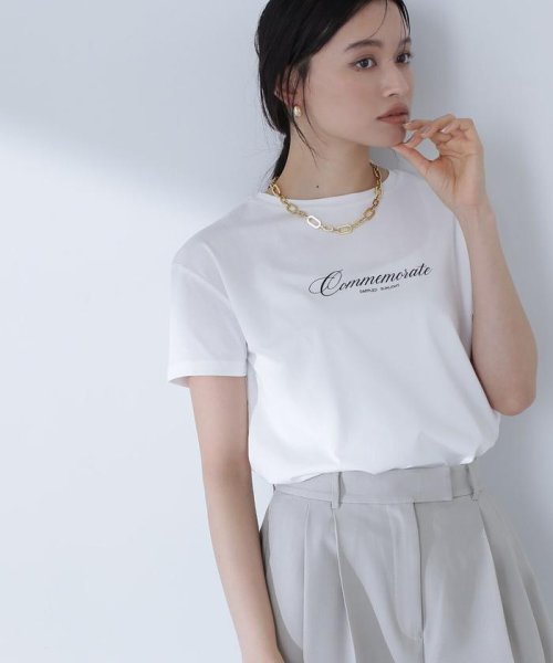 NATURAL BEAUTY BASIC(ナチュラルビューティーベーシック)/メタルプレートロゴTシャツ/img16