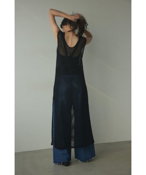 BLACK BY MOUSSY(ブラックバイマウジー)/2way mesh knit dress/img11