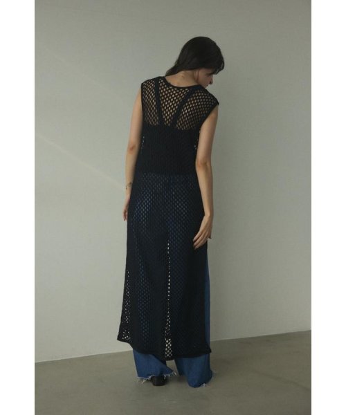 BLACK BY MOUSSY(ブラックバイマウジー)/2way mesh knit dress/img16