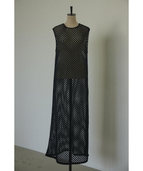 BLACK BY MOUSSY(ブラックバイマウジー)/2way mesh knit dress/img17