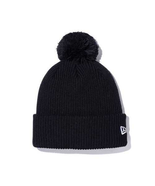 NEW ERA(ニューエラ)/POM PON KNIT RIB BLK 223/img01