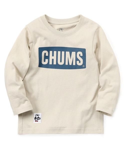 CHUMS(チャムス)/KIDS CHUMS LOGO BRUSHED L/S T－SHIRT (キッズチャムスロゴブラッシュドL)/img01