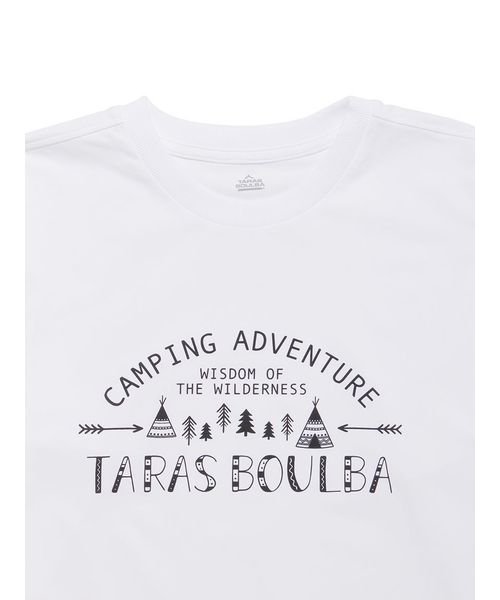 TARAS BOULBA(タラスブルバ)/レディース ポリエステルロングＴシャツ（キャンプロゴ）/img03