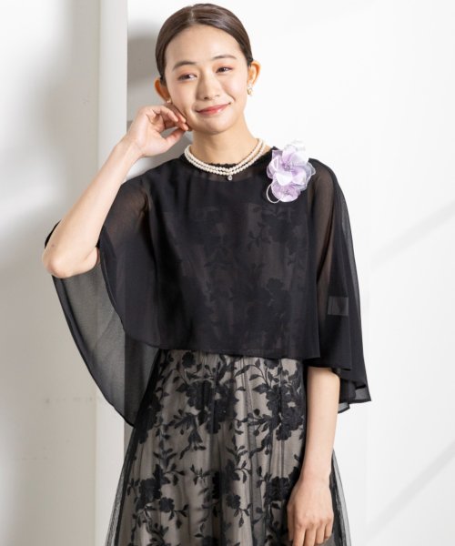 ケープとレースドレス2点セット《マザードレス》/パーティー/クルージング/結婚式/二次会/演奏会/発表会 ：あり なし マザードレス デザイン 発表会 ワンピース フォルムフォルマ 卒業式 フォーマル