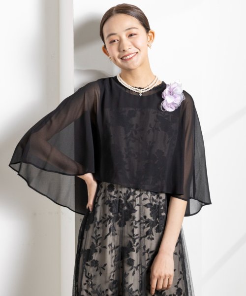 ケープとレースドレス2点セット《マザードレス》/パーティー/クルージング/結婚式/二次会/演奏会/発表会 ：あり なし マザードレス デザイン 発表会 ワンピース フォルムフォルマ 卒業式 フォーマル