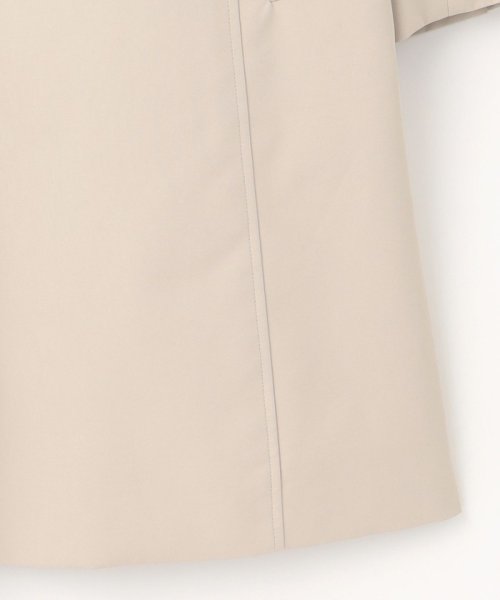 【WEB限定カラーあり・撥水】80/2 T/C ツイル ステンカラー ロングコート 大きいサイズ 小さいサイズ