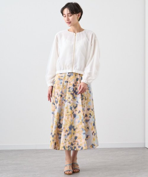 チュールレイヤードギャザーブルゾン 168cm なし 着用サイズ ：model