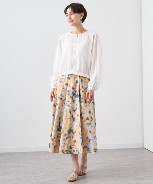 チュールレイヤードギャザーブルゾン 168cm なし 着用サイズ ：model