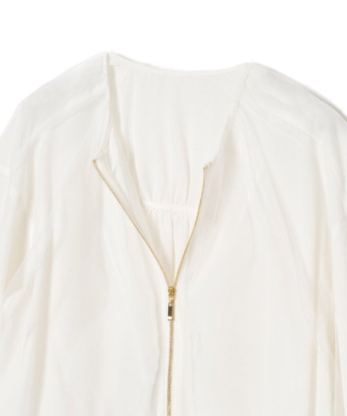 チュールレイヤードギャザーブルゾン 168cm なし 着用サイズ ：model