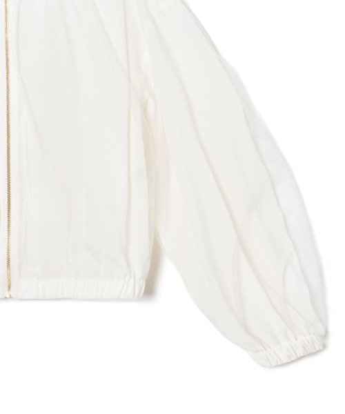 チュールレイヤードギャザーブルゾン 168cm なし 着用サイズ ：model