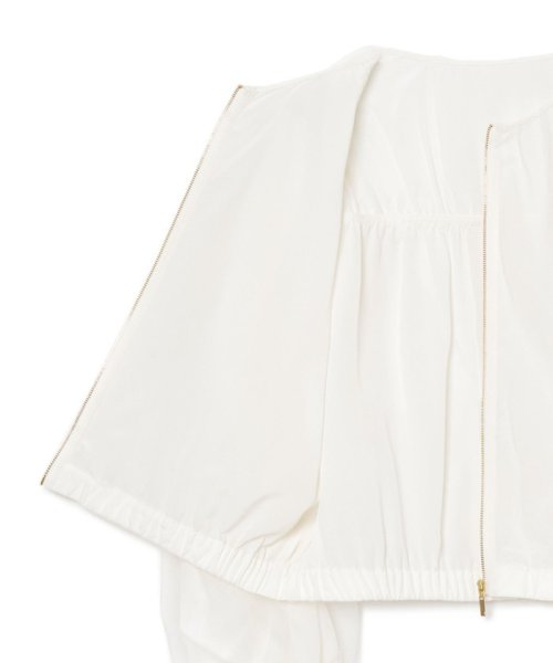 チュールレイヤードギャザーブルゾン 168cm なし 着用サイズ ：model