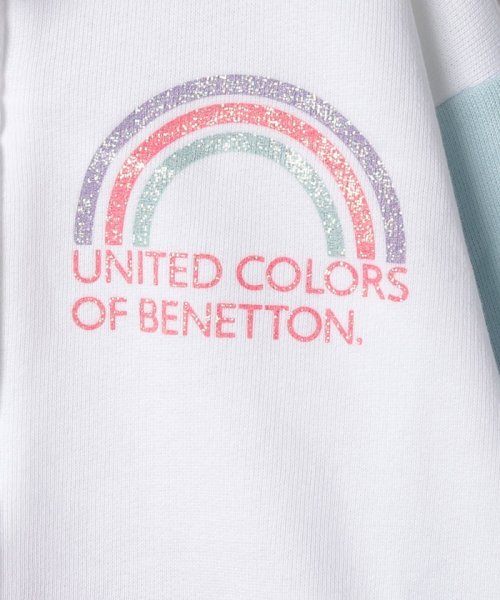 BENETTON (UNITED COLORS OF BENETTON GIRLS)(ユナイテッド　カラーズ　オブ　ベネトン　ガールズ)/キッズグリッタープリントカラーブロックジップアップブルゾンG/img06