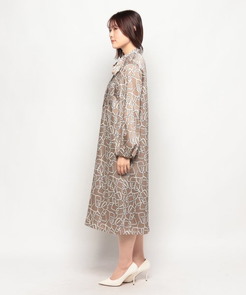 Leilian PLUS HOUSE(レリアンプラスハウス)/総柄ワンピース【ROCHAS Premiere】【ERICA】/img18