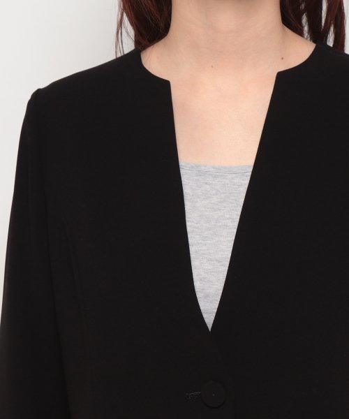 ノーカラージャケット 