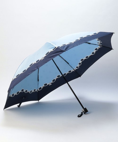 LANVIN en Bleu(umbrella)(ランバンオンブルー（傘）)/折りたたみ傘　サテンプリント/img01