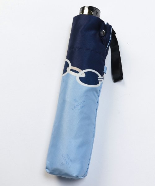 LANVIN en Bleu(umbrella)(ランバンオンブルー（傘）)/折りたたみ傘　サテンプリント/img02