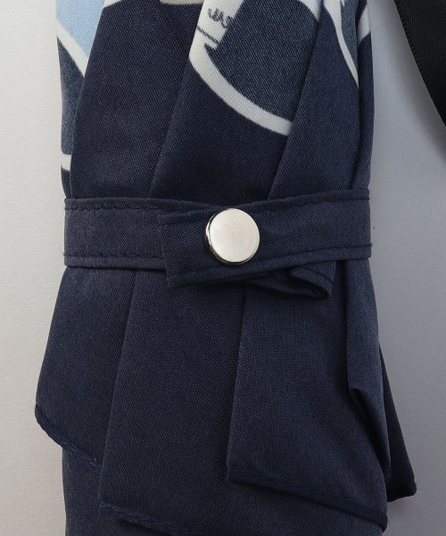 LANVIN en Bleu(umbrella)(ランバンオンブルー（傘）)/折りたたみ傘　サテンプリント/img03