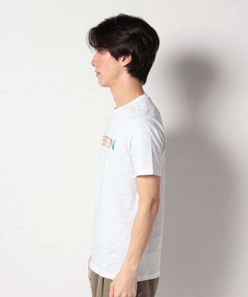 BENETTON (mens)(ベネトン（メンズ）)/ロゴプリント入りオーガニックコットン半袖Tシャツ/img06