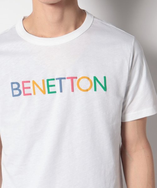 BENETTON (mens)(ベネトン（メンズ）)/ロゴプリント入りオーガニックコットン半袖Tシャツ/img08