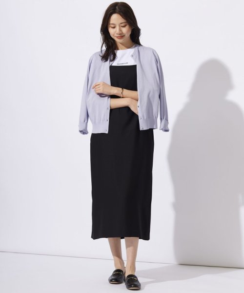 J.PRESS LADIES（LARGE SIZE）(J．プレス　レディス（大きいサイズ）)/【洗える】BASIC HT－COTTON クルーネック カーディガン/img05