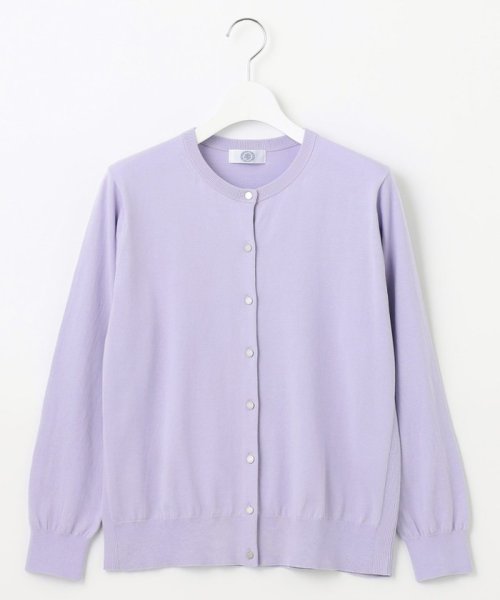 J.PRESS LADIES（LARGE SIZE）(J．プレス　レディス（大きいサイズ）)/【洗える】BASIC HT－COTTON クルーネック カーディガン/img10